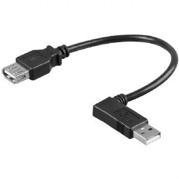 USB kabel A Hona - A Hane Vinklad 0,3 M